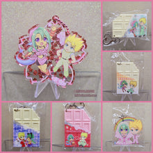 Load image into Gallery viewer, Juri & The Beautiful Suzuka Keychains