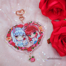 Load image into Gallery viewer, Heart Wreath Fox Charm