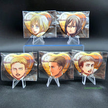 Load image into Gallery viewer, One Year Heart Shaped Badges