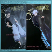 Load image into Gallery viewer, Hidden Inventory Toji &amp; Gojo Acrylic Keychains
