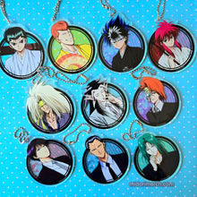 Load image into Gallery viewer, YYH Round Formal Acrylic Keychains
